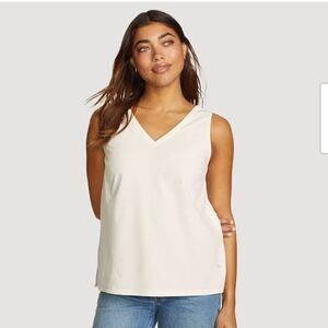 NWT Eddie Bauer Departure V-Neck Tank, Size XL